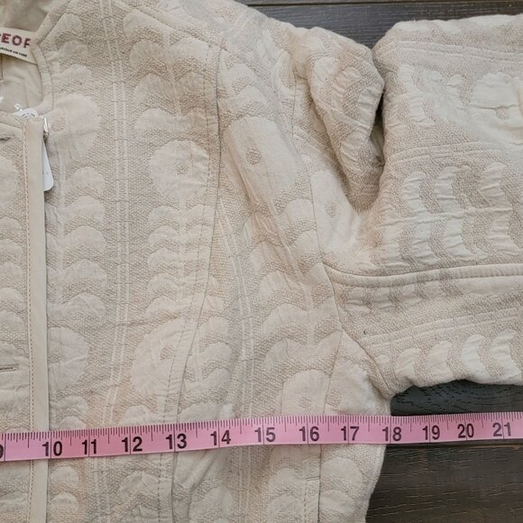 Free People Tsarina Jacket Womens S Tapestry Vintage Castle Elegant Boho Chic - Picture 9 of 10